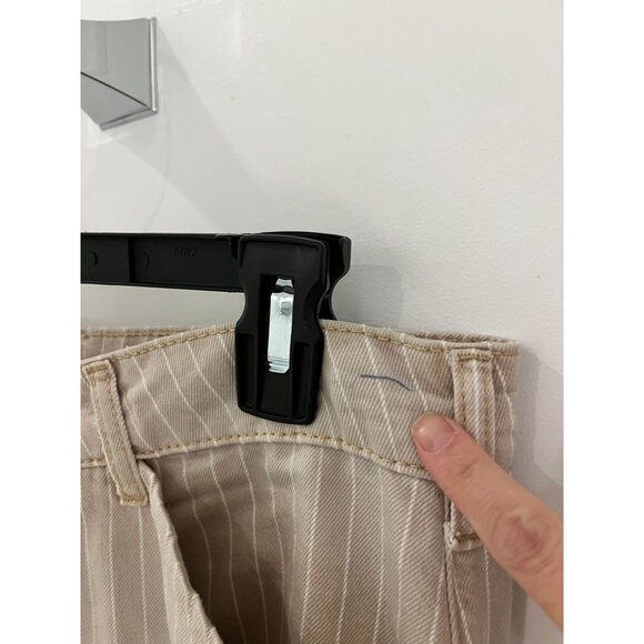 Anthropologie The Kayden Pilcro Carpenter Barrel Pants Stripe Women's Size 28 - Picture 14 of 15